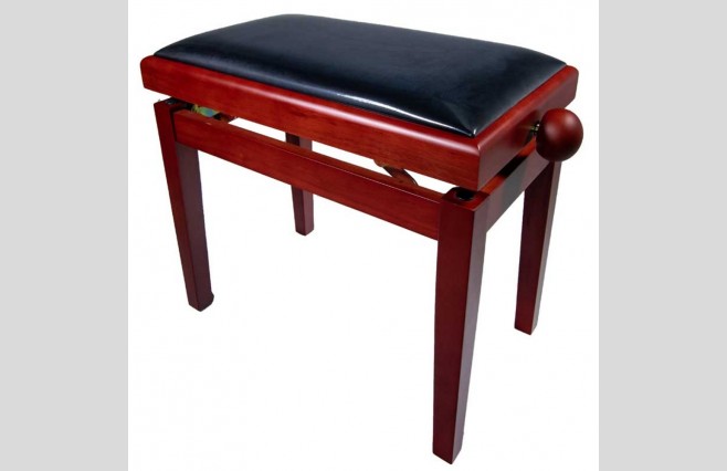Koda KB109SR "Legato" Satin Cherry Adjustable Height Piano Stool - Image 1